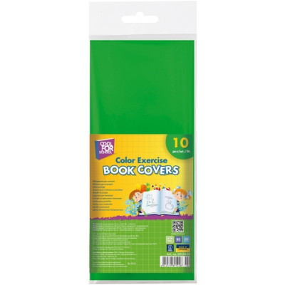 Обложки для тетрадей Cool For School 10 шт в упаковке, зеленый (CF69124-04) Винница - изображение 1