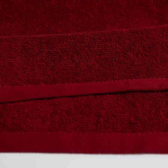 Махровое полотенце для ног GM Textile 30х50см 400г/м2 (Бордовый) Сумы