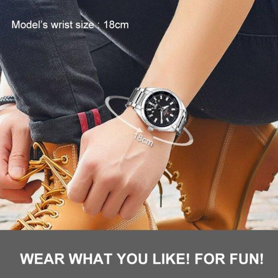 Годинник чоловічий наручний Naviforce Rocket (Чорний) Вінниця - фото 6