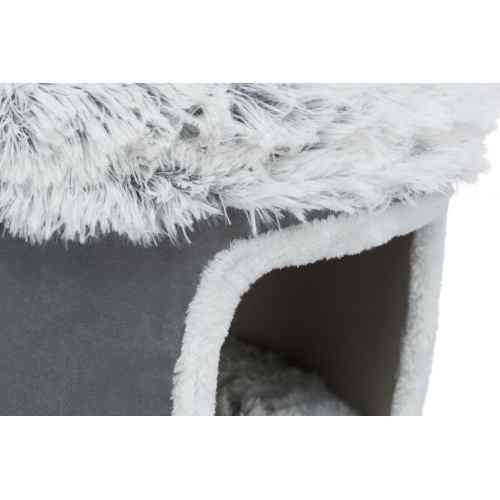 Дряпка-будиночок Trixie Harvey для котів сизаль/плюш сіра 50х118 см Київ