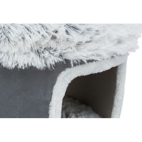 Дряпка-будиночок Trixie Harvey для котів сизаль/плюш сіра 50х118 см Київ - фото 4