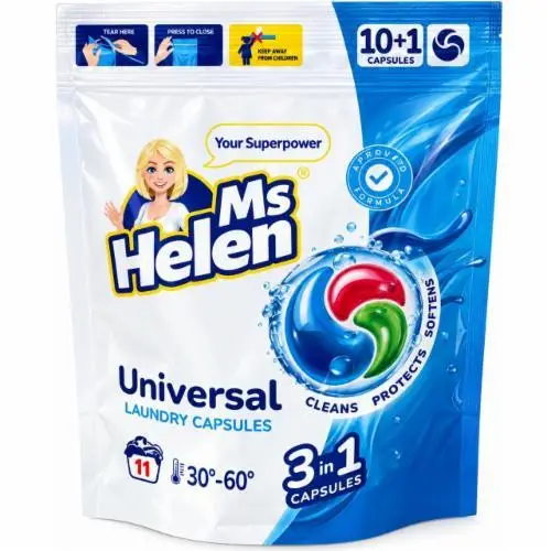 Капсули для прання (універсальні) Ms.Helen 3in1 Universal 11 WA Львів