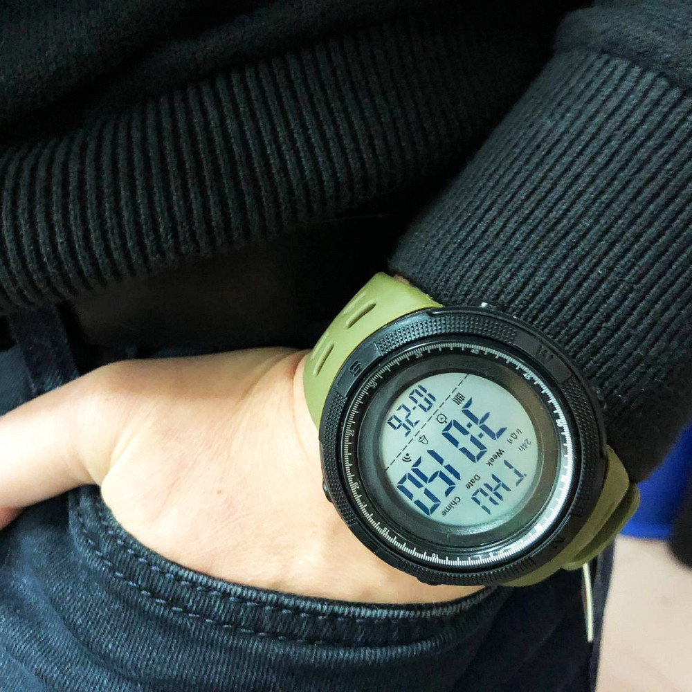 Цифровые часы для активного образа жизни, Военные часы с секундомером армейские оригинал WM-78 Львов - изображение 9
