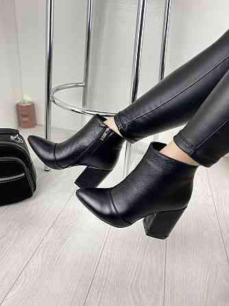 Черевики жіночі TWO STEPS 1826 чорні (весна-осінь, шкіра натуральна) (2730) 36р.38р.39р. 39 Коломыя