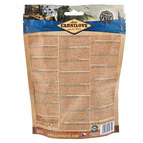 Лакомство Carnilove Dog Crunchy Snack Salmon with Blueberries для собак для улучшения работы мозга с лососем и черникой 200 г Киев