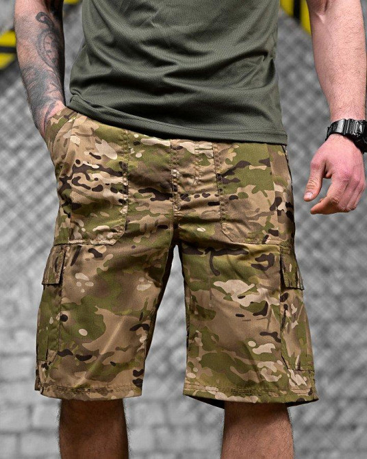 Мужские тактические шорты мультикам облегченная ткань, с карманами L Одесса - изображение 2