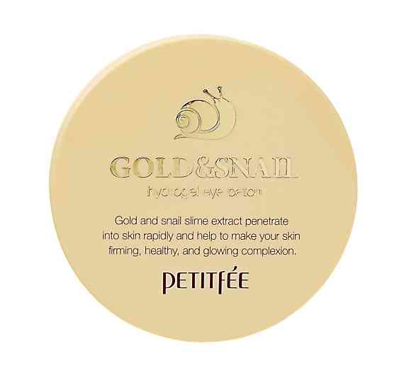 Гидрогелевые патчи для глаз Золото-Улитка Gold/Snail Hydrogel Eye Patch Petitfee & Koelf 60 шт Киев