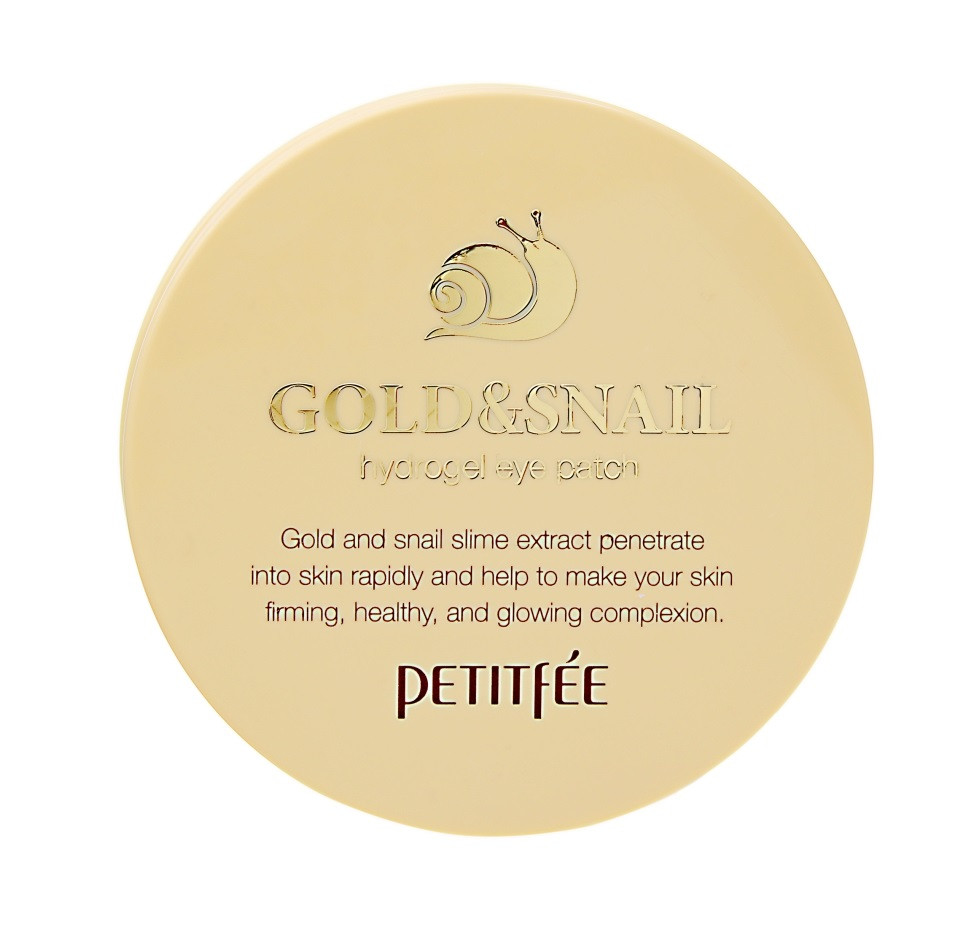 Гидрогелевые патчи для глаз Золото-Улитка Gold/Snail Hydrogel Eye Patch Petitfee & Koelf 60 шт Киев - изображение 1
