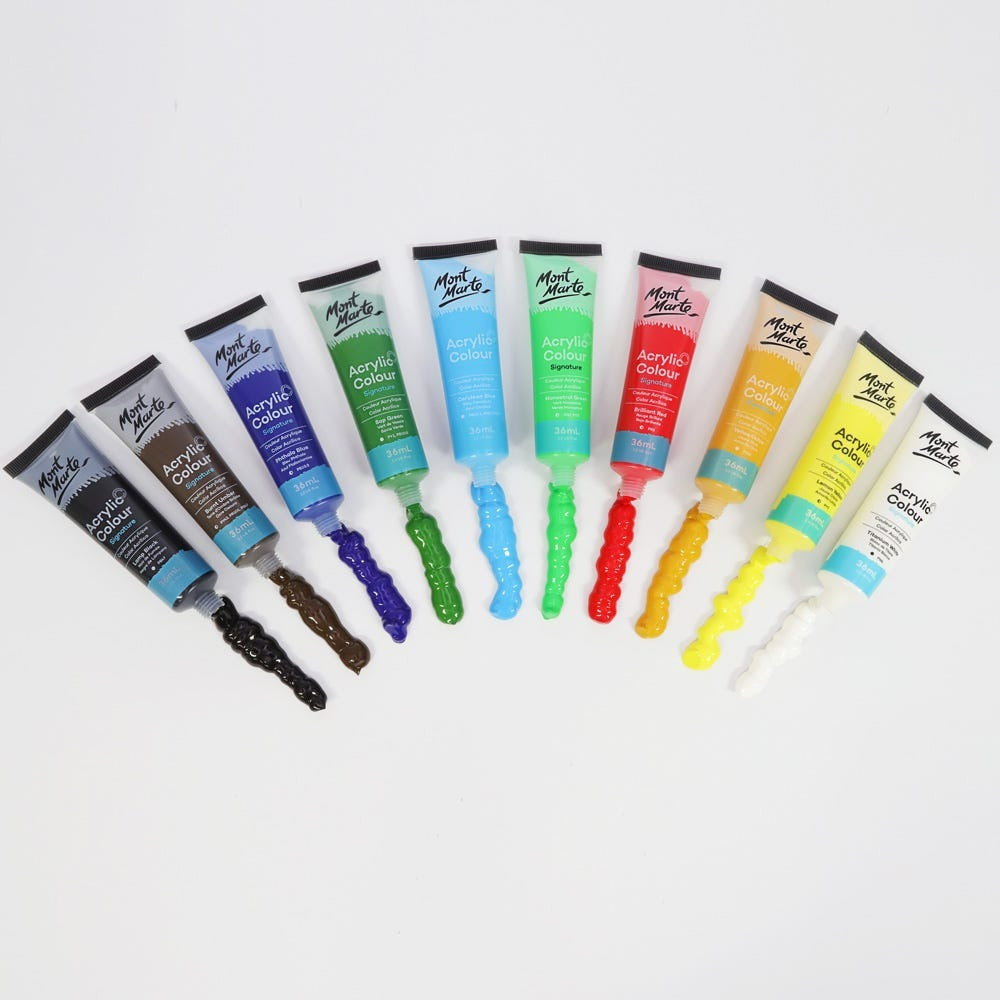 Фарби акрилові для малювання Mont Marte Acrylic Color Paint Set Signature 24pc x 36ml Різні кольори Кам'янець-Подільський - фото 6