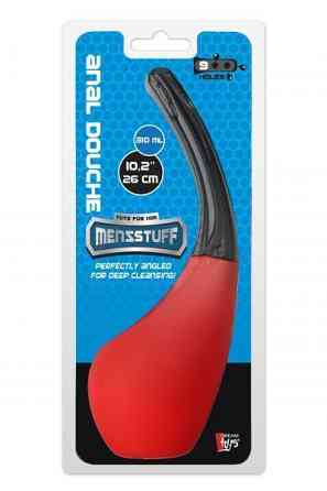 Анальный душ с 9 отверстиями Dream Toys Menzstuff, объем 310 мл, красный Sex Aura Київ