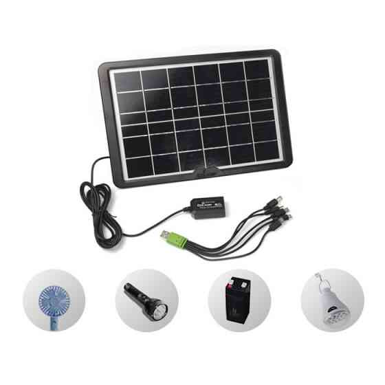 Компактная солнечная панель CL-680 8Вт для кемпинга, путешествий и зарядки устройств 120×105мм Одесса