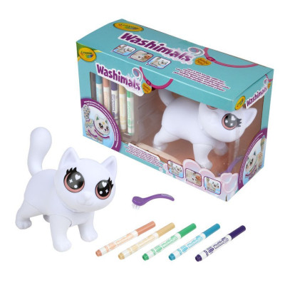 Набір для творчості Crayola Washimals Котик- велетень, з фломастерами 5 шт (74-7518) Вінниця - фото 4