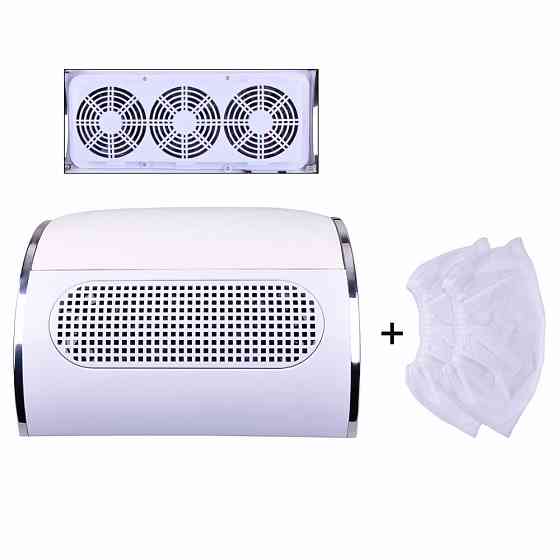 Вытяжка - пылесос маникюрная настольная на 2е руки и 3 вентилятора. Белая. ОРИГИНАЛ Киев