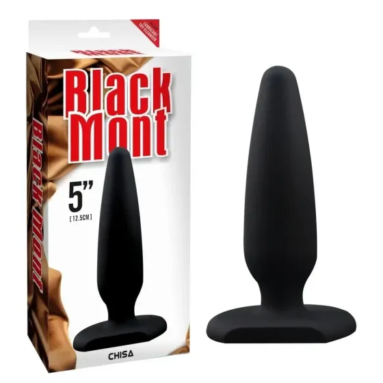 Анальний плаг Chisa Black Mont, чорний, XL Sex Aura Київ