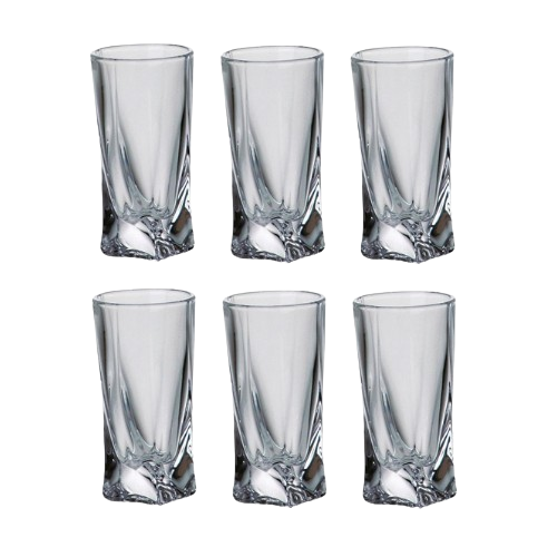 Набір чарок Quadro 50мл 6шт BOHEMIA Житомир - фото 3