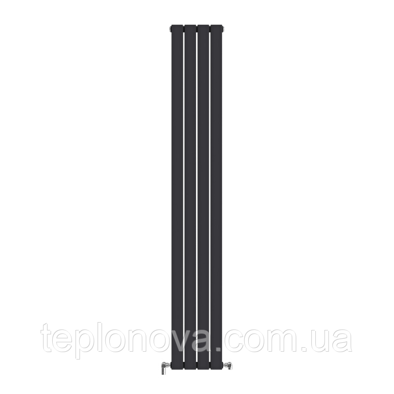 Дизайнерский радиатор 1800/272 (мм) чёрный мат IDEALE VITTORIA (боковое подключение) 12 4/1800/272 Черновцы - изображение 7