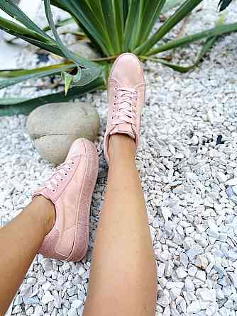 No brend Кросівки жіночі пудра (весна-осінь, еко-замша) (1510) лише 40р. Коломыя