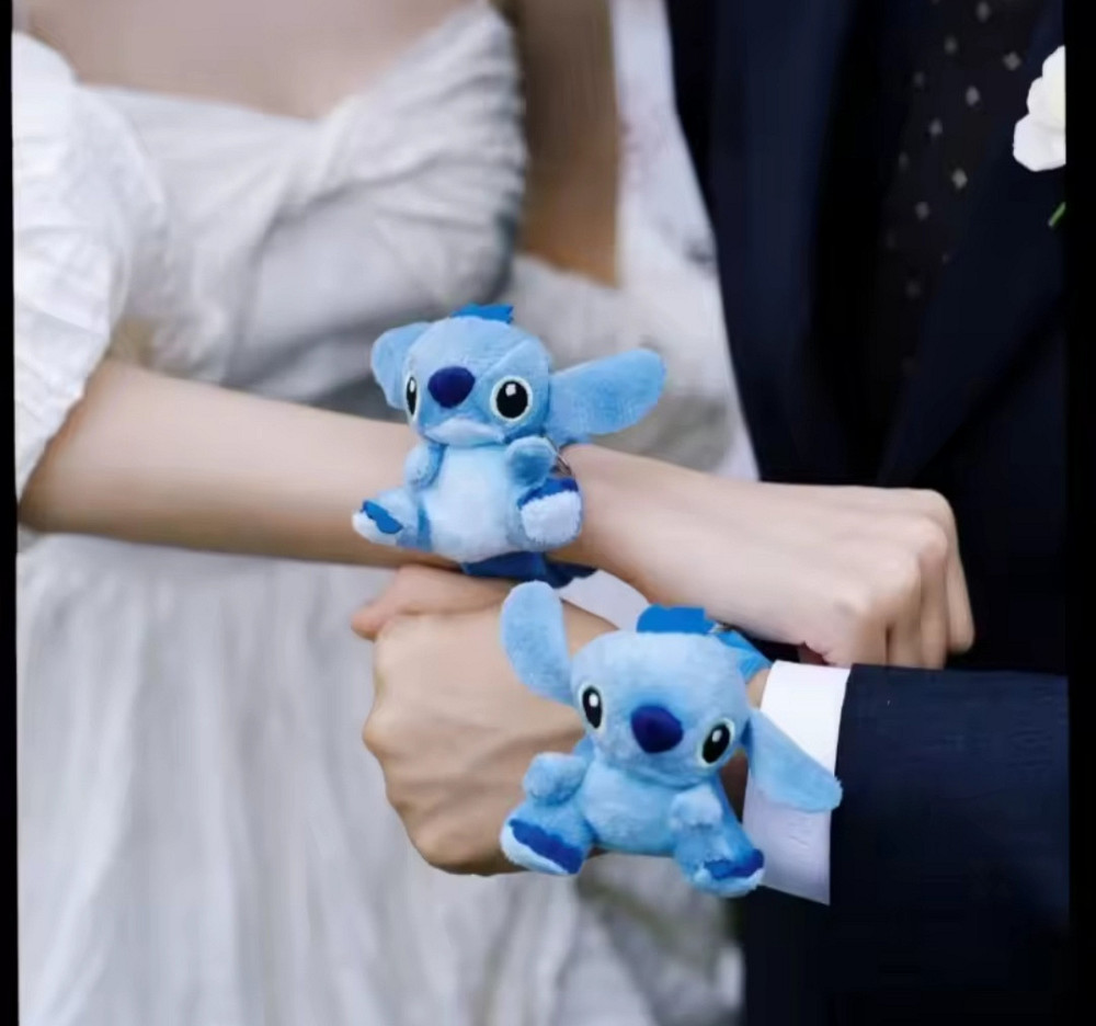 Мягкий браслет на руку Стич синий Киев - изображение 2