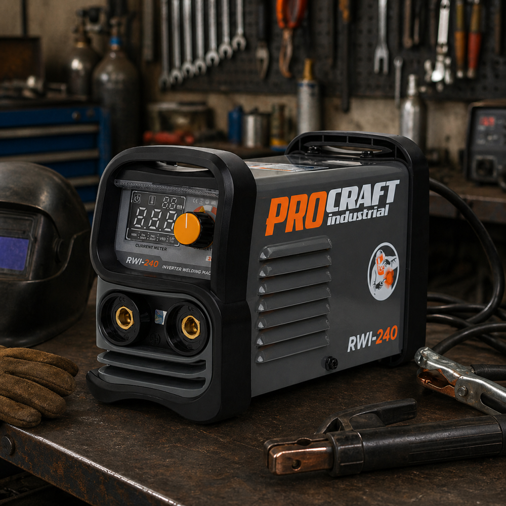 Инверторный сварочный аппарат Procraft RWI-240, Надежный инверторный сварочный аппарат 140 А ток Львов - изображение 1