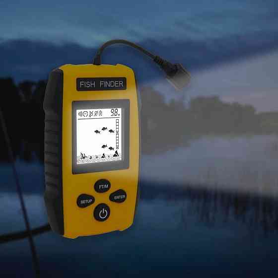Ехолот для риболовлі до 100м,від батарейок,FFC1108-1 SBR Київ