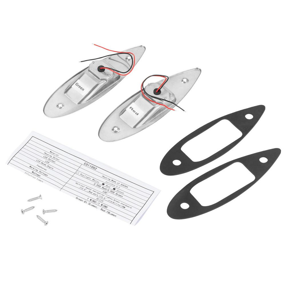 Ходові вогні LED вбудовані неіржавка неіржавка HF65-800 Черкаси - фото 3
