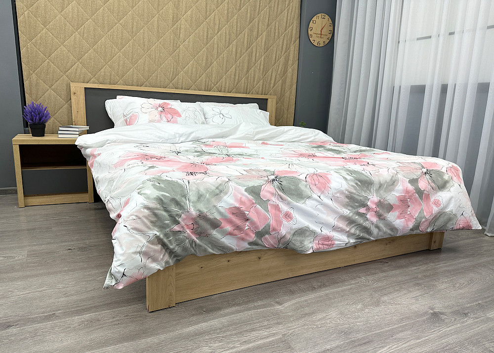 Комплект постельного белья Ранфорс, Decorator Cotton Collection Julia Евро 220х200 с разноцветным принтом (88-123) Киев - изображение 4