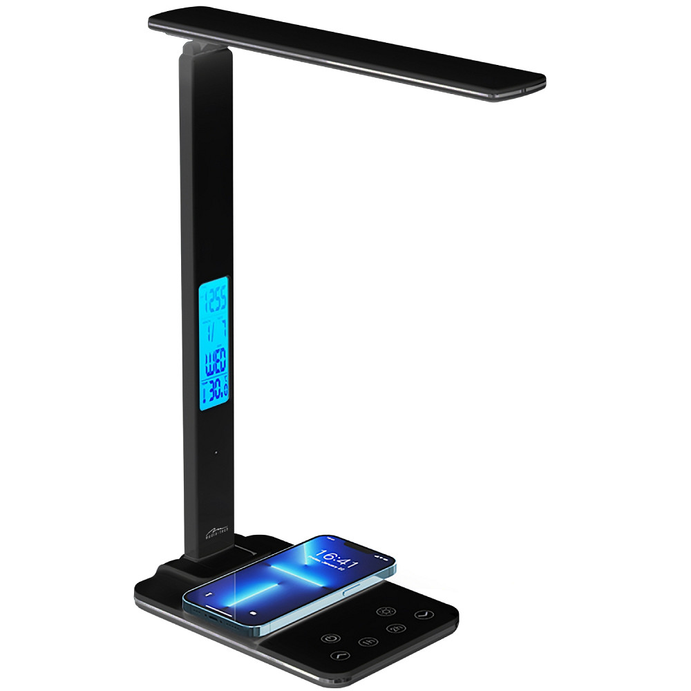 LED лампа настільна Media-Tech LEDITOU MT222K, 4W 6500K, 15W QI з вбудованим WRL, чорна Вінниця - фото 7