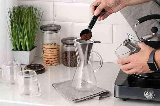 Кемекс для заварювання кави з фільтром ARDESTO Black Mars 600 мл (AR0706CM) ( 13547 ) Харків