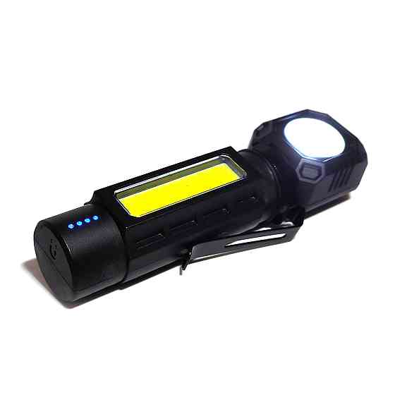 Ліхтар акумуляторний налобний WJ-988 3W+COB3W Харків
