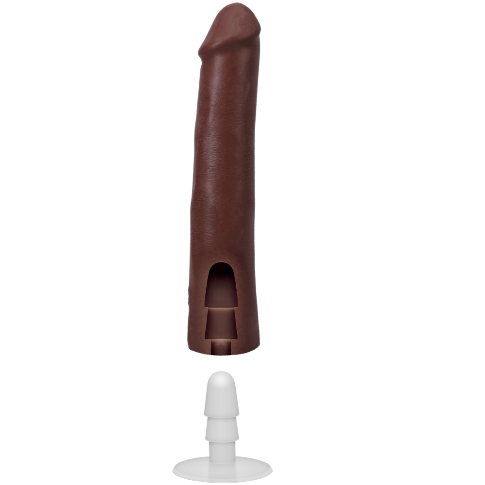 Фалоімітатор Doc Johnson The Realistic Cock ULTRASKYN - 9 Inch Chocolate Sex Aura Київ - фото 6