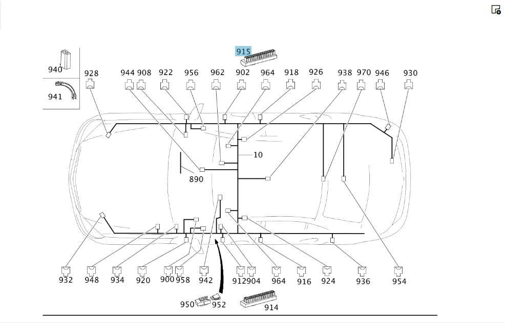 Mercedes-Benz  A0045468040 Розподільник потенціалів CAN E-class W212 C-Class Estate S204 C-Class W204 GLK X204 C-Class Coupe C204 S-class short W221 S Одеса - фото 5