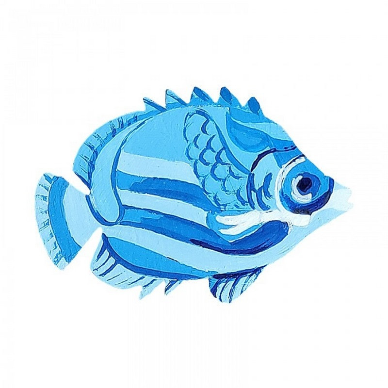 Набір дитячої творчості Розпис по дереву "Магніти-риби" РД-007 Вінниця - фото 3