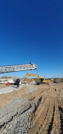 Радіальний конвеєр Автоматичний Телескопічний Ptrc1055, 500 т/год, PolygonMach Туреччина. Харків