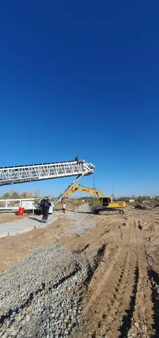 Радіальний конвеєр Автоматичний Телескопічний Ptrc1055, 500 т/год, PolygonMach Туреччина. Харків - фото 1