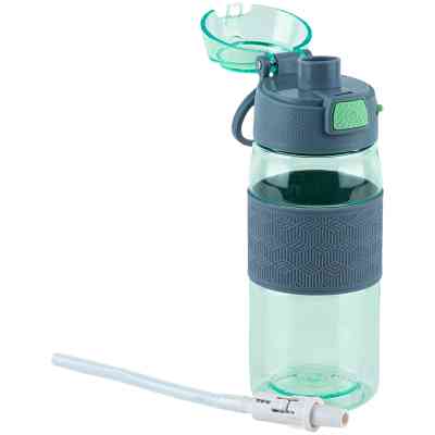 Поильник-непроливайка Kite 600 мл, зелено-серая (K24-1201-2) Винница