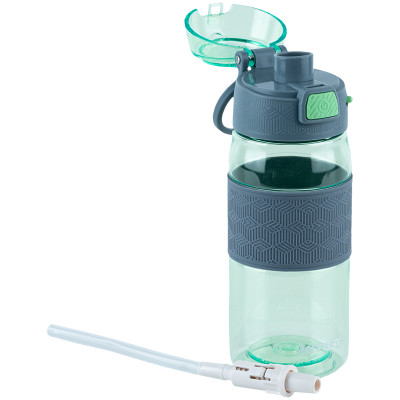 Поильник-непроливайка Kite 600 мл, зелено-серая (K24-1201-2) Винница - изображение 5