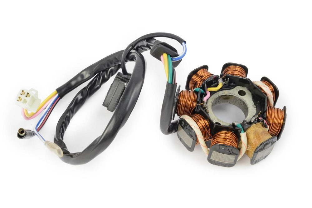 Статор генератора скутер 4 Т китай 50 (7+1 катушек) Мукачево - изображение 1