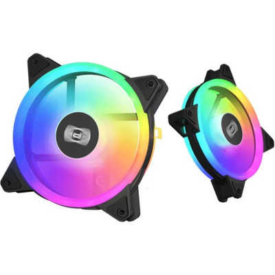 Кулер для корпуса PcCooler F3 T120 ARGB BK 3IN1 Винница - изображение 4