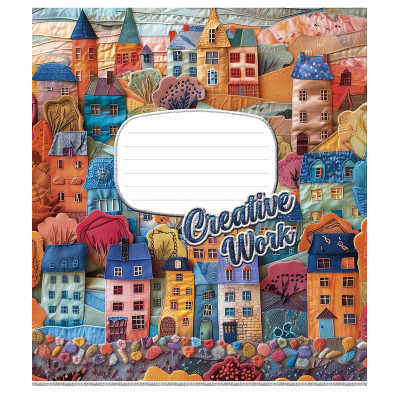 Тетрадь Школярик Creative work 18 листов клетка (018-3537K) Винница - изображение 2