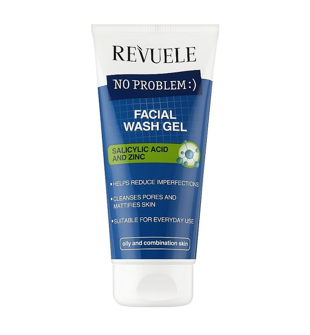 Гель для вмивання з саліциловою кислотою та цинком No Problem Revuele 200 мл Київ - фото 1