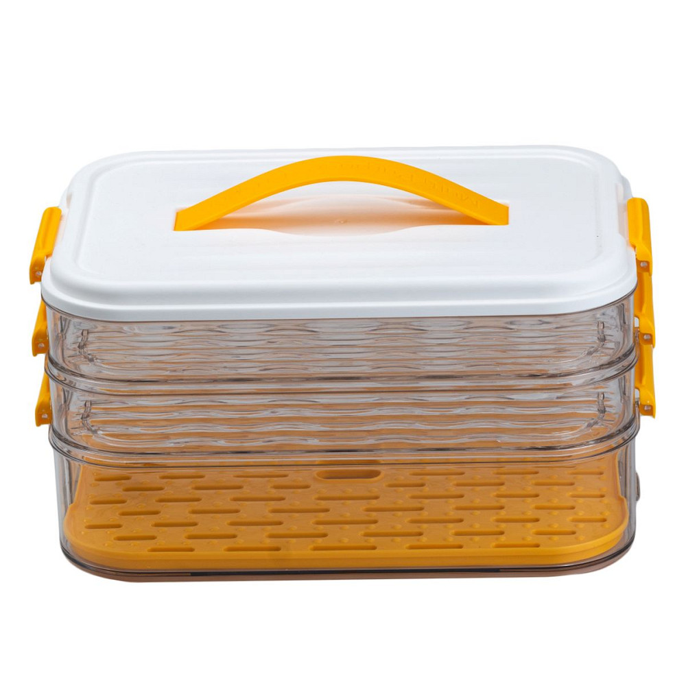 Happy Life Контейнер для заморожування та зберігання продуктів 3-ярусний у холодильнику 16.5 см Киев - изображение 1