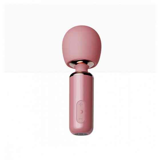 Вибратор-микрофон Qingnan 5 Powerful Mini Wand Massager, розовый Sex Aura Киев