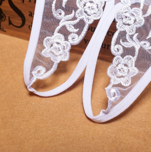 Трусы женские с дыркой белые - размер универсальный, резинка тянется до 90см Киев - изображение 2