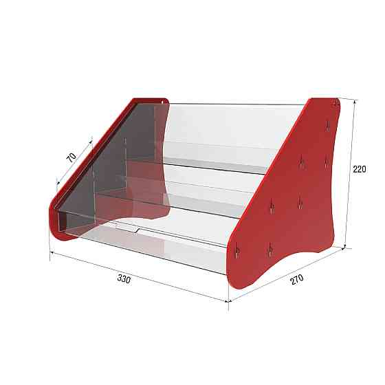 Подставка , горка под макаруны EKOSTAR на 3 полки Киев