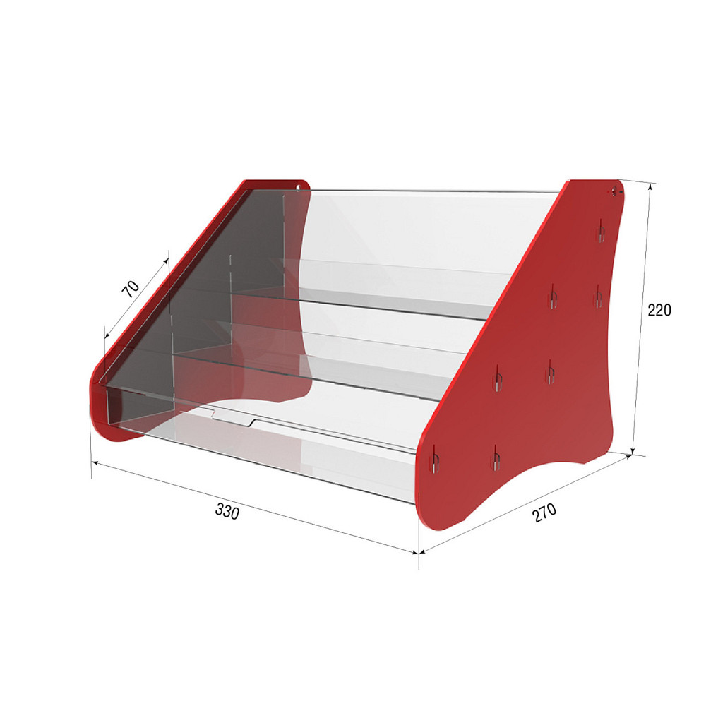 Подставка , горка под макаруны EKOSTAR на 3 полки Киев - изображение 3