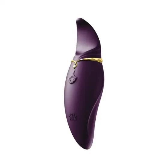 Вібратор 2в1 з язичком Zalo — Hero Twilight Purple, кристал Swarovski Львів