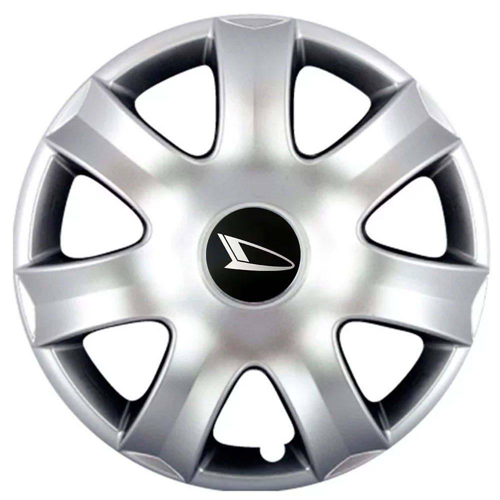 Автомобільні модельні ковпаки R15 Daihatsu 326 4шт, SJS, сріблясті Київ - фото 1