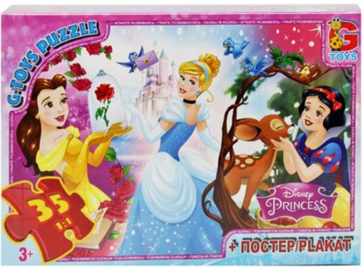 Пазли 35 елем."G-Toys""Принцеси Дісней", шт Київ - фото 1