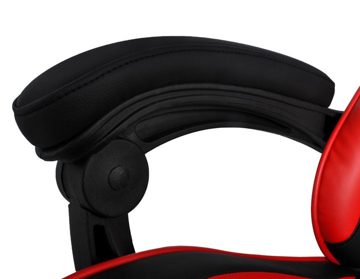 Геймерское Кресло из экокожи с подставкой для ног Dunmoon (8979) Red Нововолынск - изображение 7