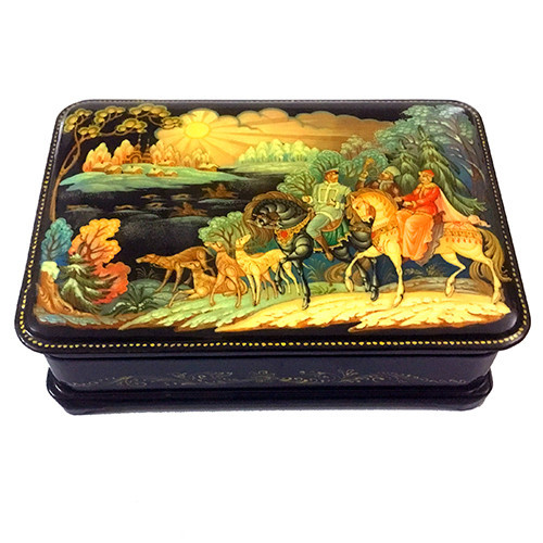 Скринька мініатюра розписна Київ - фото 1